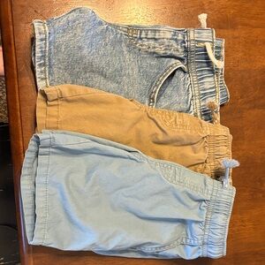 Cat & Jack Kids Denim and Cotton Shorts Trio